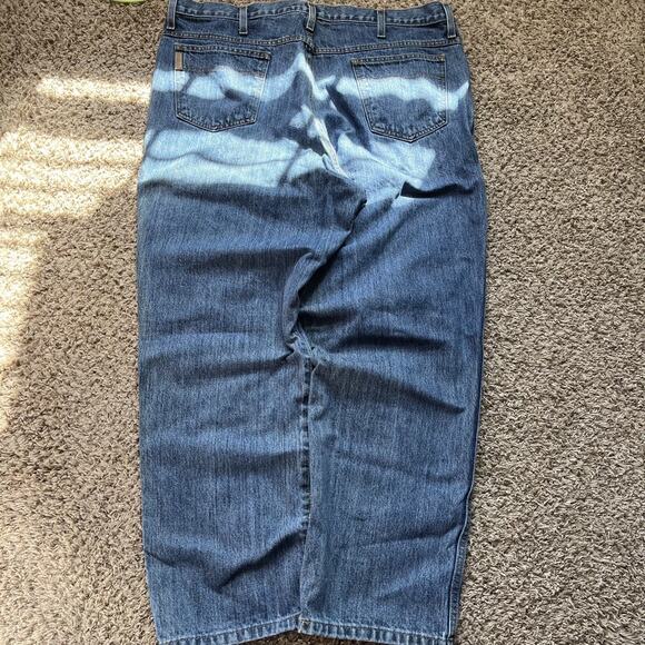 Cinch Straight Leg Jeans Men's green TAG 40x30 Blue Cowboy Workwear - Picture 1 of 8